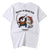 Kung Fu Panda Embroidery 100% Cotton Short Sleeve Unisex T-shirt