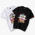 Lion Face Embroidery 100% Cotton Short Sleeve Unisex T-shirt