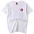 Camiseta unisex de manga corta 100% algodón con bordado Phoenix