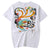 T-shirt unisex manica corta 100% cotone ricamo Phoenix