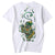 Camiseta unisex de manga corta 100% algodón con bordado Pi Xiu