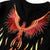 T-shirt unisexe à manches courtes 100% coton avec broderie Phoenix
