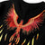 T-shirt unisex manica corta 100% cotone ricamo Phoenix