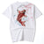 Camiseta unisex de manga corta 100% algodón con bordado de carpa