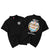 Lion Head Print 100% Cotton Lapel Collar Chinese T-shirt