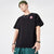 T-shirt cinese girocollo in cotone 100% ricamo loto
