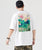 Camiseta china de cuello redondo 100% algodón con bordado de loto