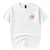 T-shirt cinese girocollo in cotone 100% ricamo loto