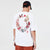 T-shirt chinois col rond 100% coton imprimé fée et fleuri
