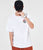 T-shirt cinese girocollo in cotone 100% con stampa floreale e fata