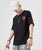 Camiseta china de cuello redondo 100% algodón con bordado de palabra china