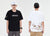 Magpie Embroidery 100%  Cotton Round Neck Chinese T-shirt