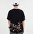 Magpie Embroidery 100%  Cotton Round Neck Chinese T-shirt