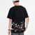 Magpie Embroidery 100%  Cotton Round Neck Chinese T-shirt