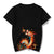 Dragon Totem Stickerei 100 % Baumwolle Rundhals chinesisches T-Shirt