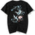 T-shirt Chinois 100% Coton Broderie Phoenix & Pivoine Col Rond