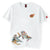 Dancing Lion Embroidery 100%  Cotton Round Neck Chinese T-shirt