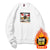 Peking Opera Embroidery Unisex Oriental Hoodie Cotton Sweatshirt