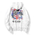 Cyprinus Print Unisex Oriental Hoodie Cotton Sweatshirt