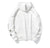 Sudadera de algodón con capucha oriental unisex con bordado floral