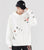 Floral Embroidery Unisex Oriental Hoodie Cotton Sweatshirt