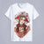 T-shirt femme à manches courtes et col rond sur le thème de l'opéra de Pékin