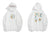 Crane & Deer Embroidery Unisex Oriental Hoodie Cotton Sweatshirt