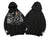 Crane Embroidery Unisex Oriental Hoodie Cotton Sweatshirt