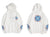 Glückverheißende Stickerei Unisex Oriental Hoodie Baumwoll-Sweatshirt