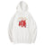 Luck Character Embroidery Unisex Oriental Hoodie Cotton Sweatshirt
