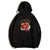 Luck Character Embroidery Unisex Oriental Hoodie Cotton Sweatshirt