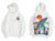 North-Ming Fish Embroidery Unisex Oriental Hoodie Cotton Sweatshirt