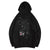 Panther Embroidery Unisex Oriental Hoodie Cotton Sweatshirt