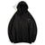 Felpa in cotone con cappuccio orientale unisex con ricamo Phoenix