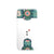 Ruyi & Lotus Pattern USB Tragbares Ladegerät Power Bank Kreatives Geschenk