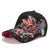 Gorra de béisbol unisex con bordado de mariposa oriental Snapback