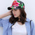 Gorra de béisbol unisex con bordado de peonía Oriental Snapback