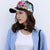 Peony Embroidery Unisex Oriental Snapback Baseball Cap