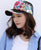 Peony Embroidery Unisex Oriental Snapback Baseball Cap