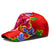 Pfingstrose Stickerei Unisex Oriental Snapback Baseballcap