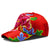 Gorra de béisbol unisex con bordado de peonía Oriental Snapback