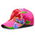 Peony Embroidery Unisex Oriental Snapback Baseball Cap