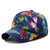 Gorra de béisbol con snapback oriental unisex con estampado floral