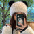 Chinese Panda Head Designed Winter Bucket Hat Warm Fur Wool Outdoor Fisherman Cap