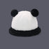 Chinese Panda Head Designed Winter Bucket Hat Warm Fur Wool Outdoor Fisherman Cap