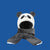Panda Head Designed Winter Warm Fur Hood with Long Neck Scarf