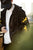 Oriental Cranes Embroidery Men's Velvet Hoodie Warm Coat