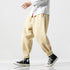 Pantalones harén unisex de estilo chino de vellón de camuflaje grueso