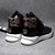 Totem Embroidery Genuine Leather Sports Shoes Retro Sneakers