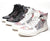 Brocart floral et chaussures de sport en cuir Baskets de style chinois